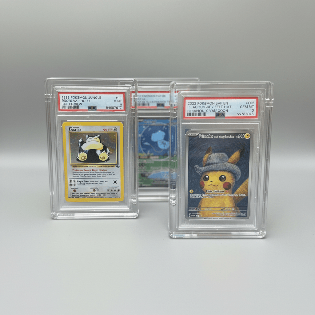 Acryl-Vitrinen für bewertete Karten (PSA/CGC) – 8 mm klares Acryl